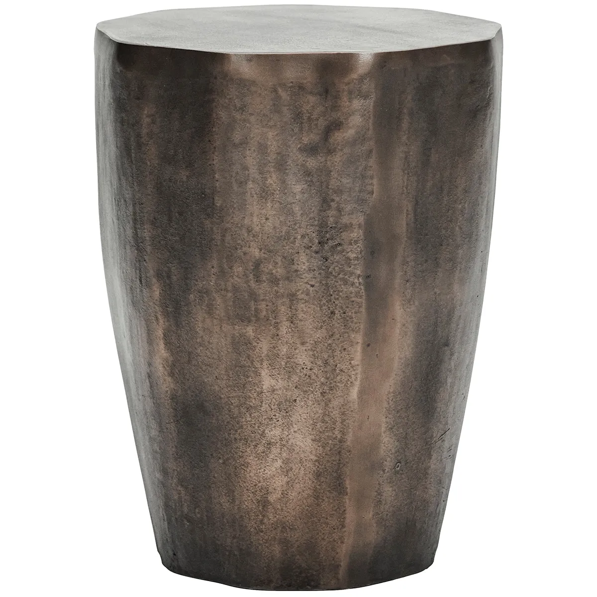 Meta Antique Brass Side Table