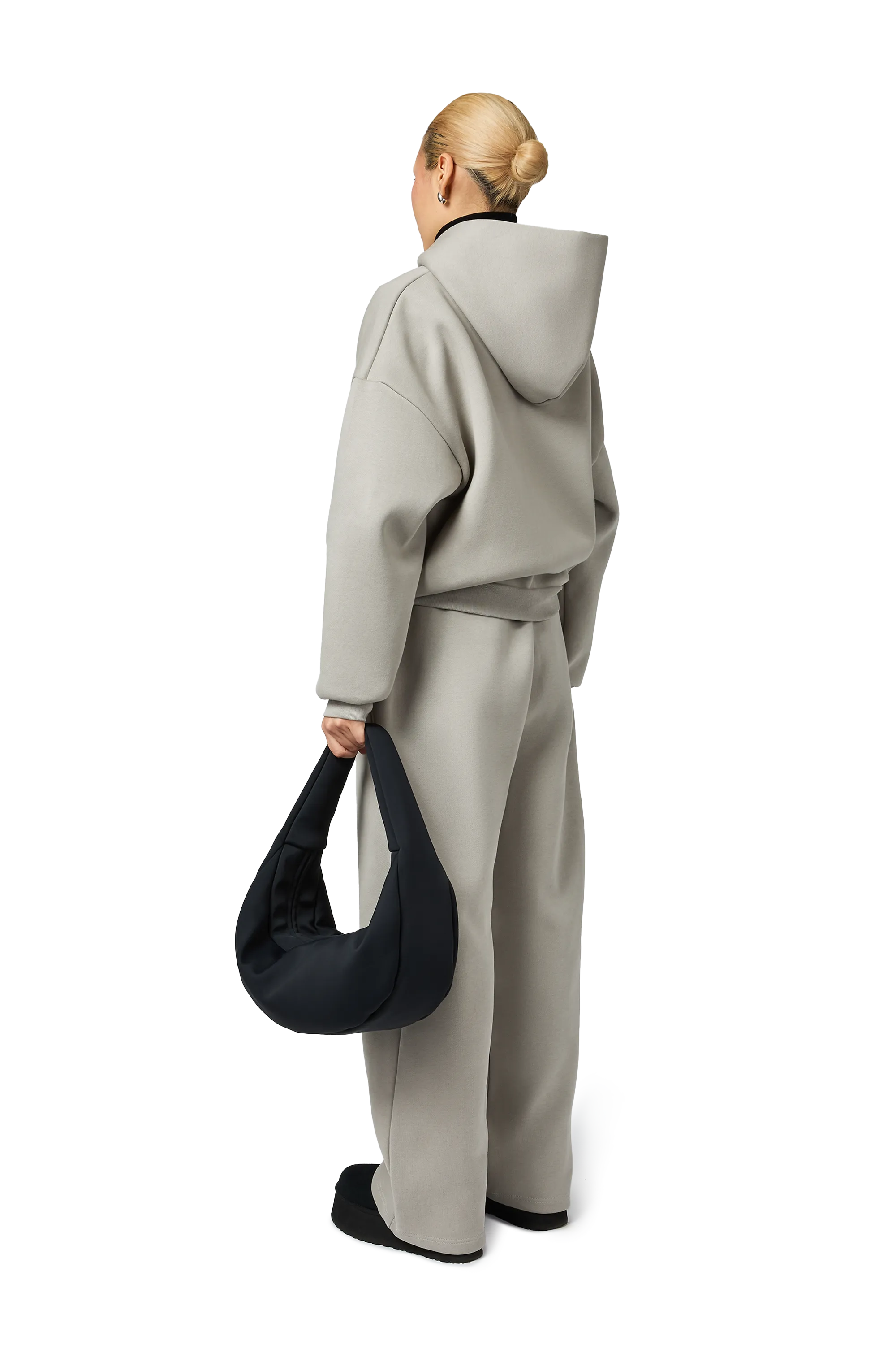 Mini Moon Baguette Bag in Night