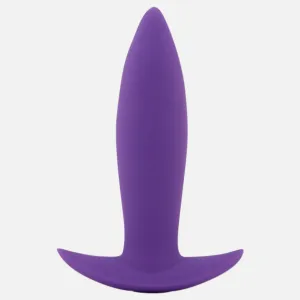 Mini Plug 15 Function Anal Plug Vibrating - Purple