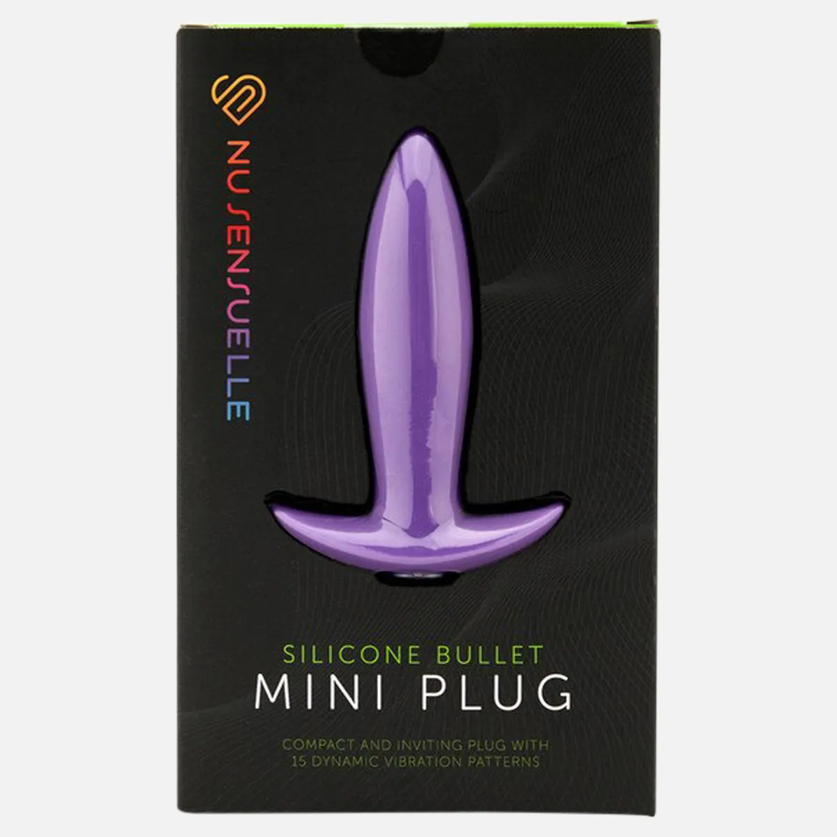 Mini Plug 15 Function Anal Plug Vibrating - Purple