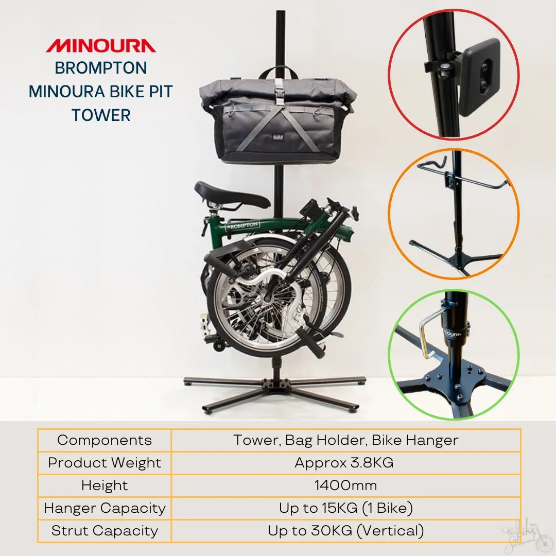 Minoura Bike Pit Storage Tower for Brompton