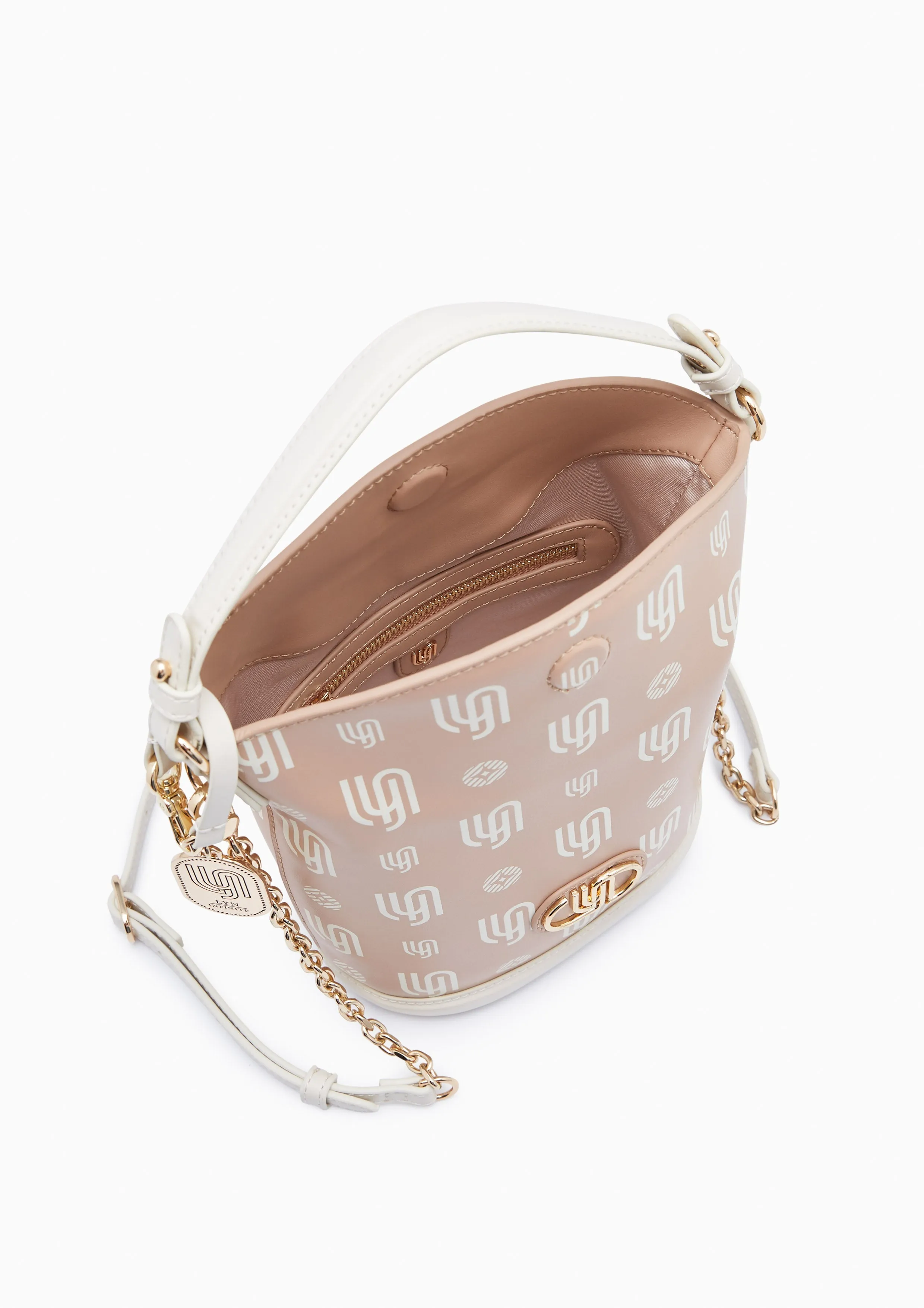 Mintage Print Inf S Bucket Bag Beige