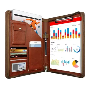 Multifunctional pu leather A4 Folder organizer Holder
