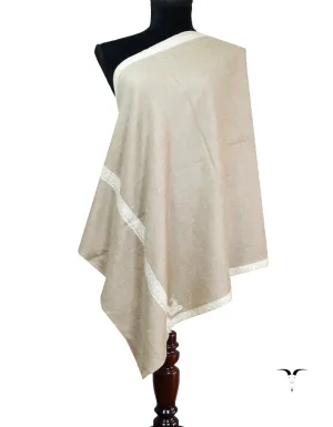 natural embroidery Pashmina stole 8671