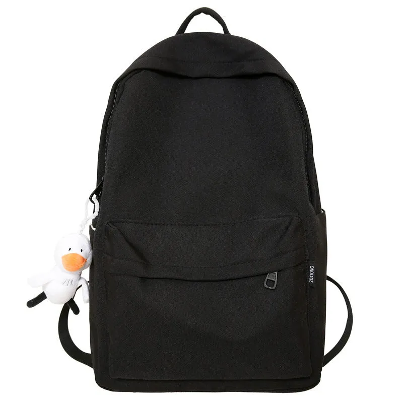 New High-Grade Schoolbag Cross-Border Backpack Casual Backpack Junior High School Backpack Simple Large Capacity