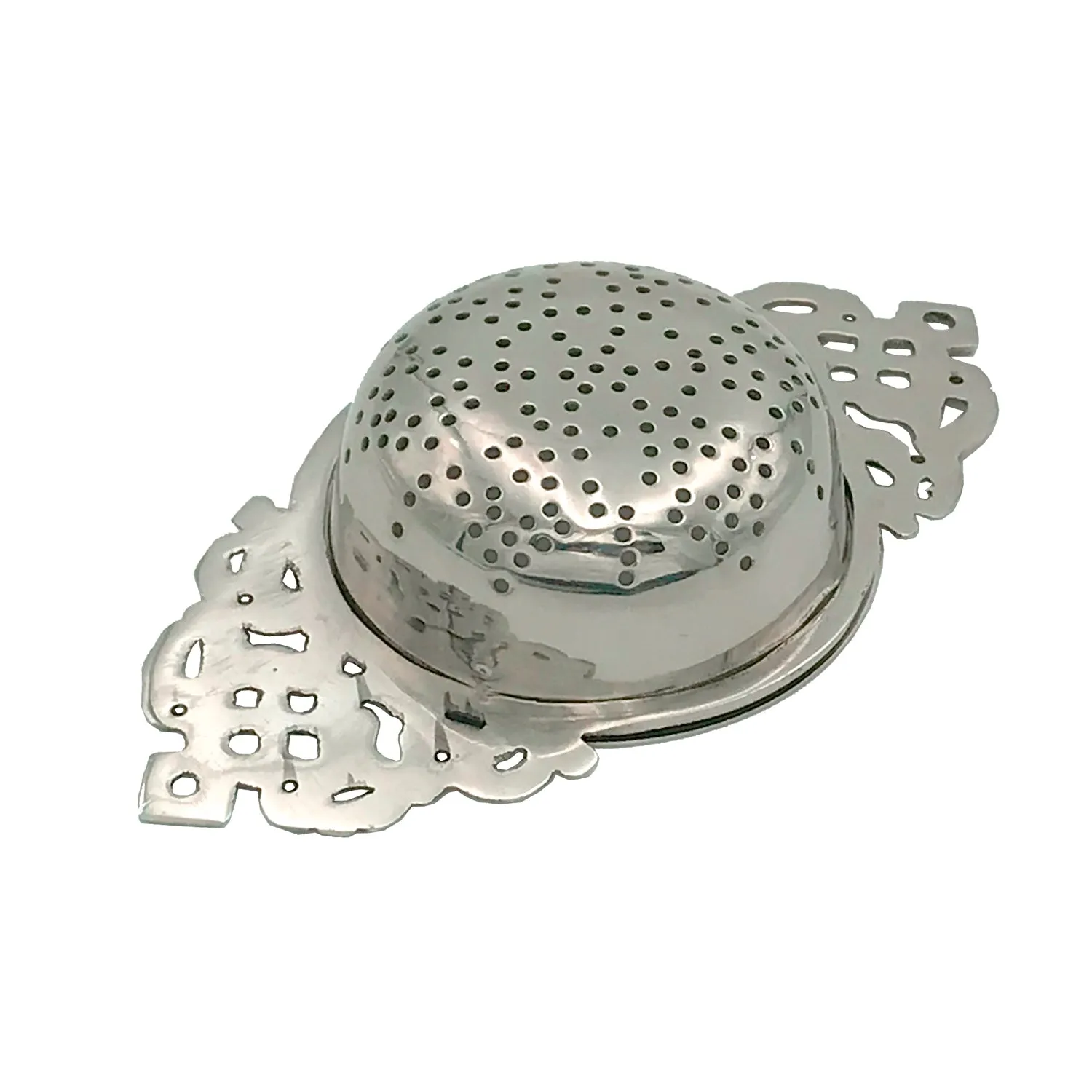 Nickel-plated Brass Tea Strainer