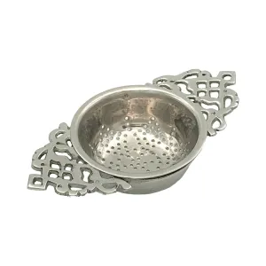 Nickel-plated Brass Tea Strainer