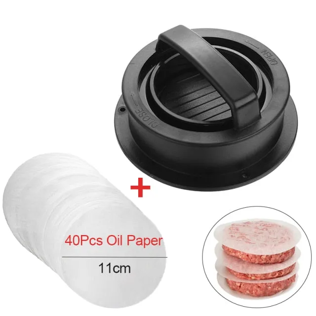Non-Stick Hamburger Press Round Stuffed Burger Mold Hamburger Maker