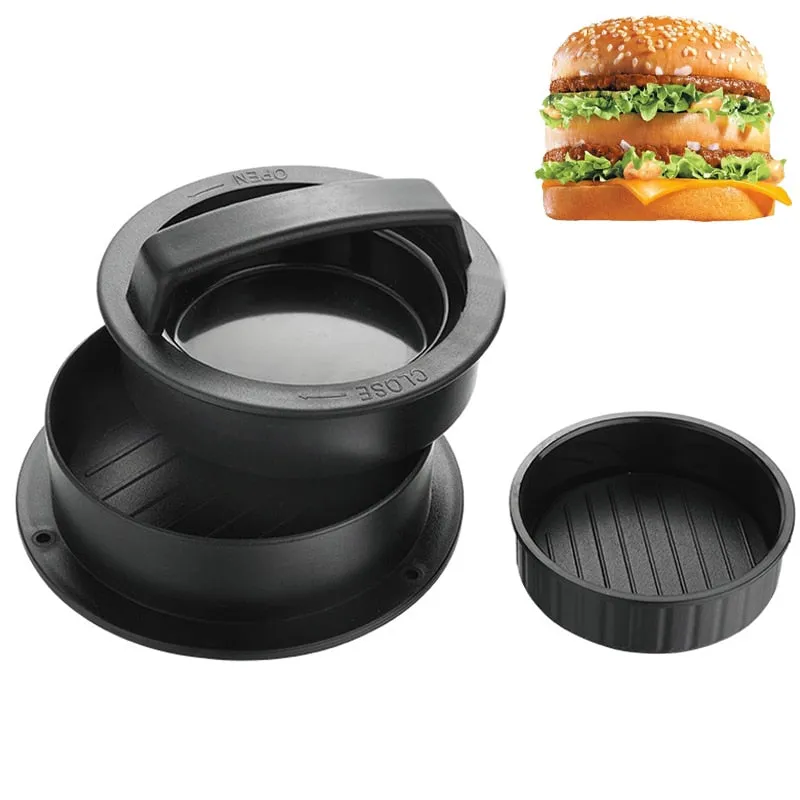 Non-Stick Hamburger Press Round Stuffed Burger Mold Hamburger Maker