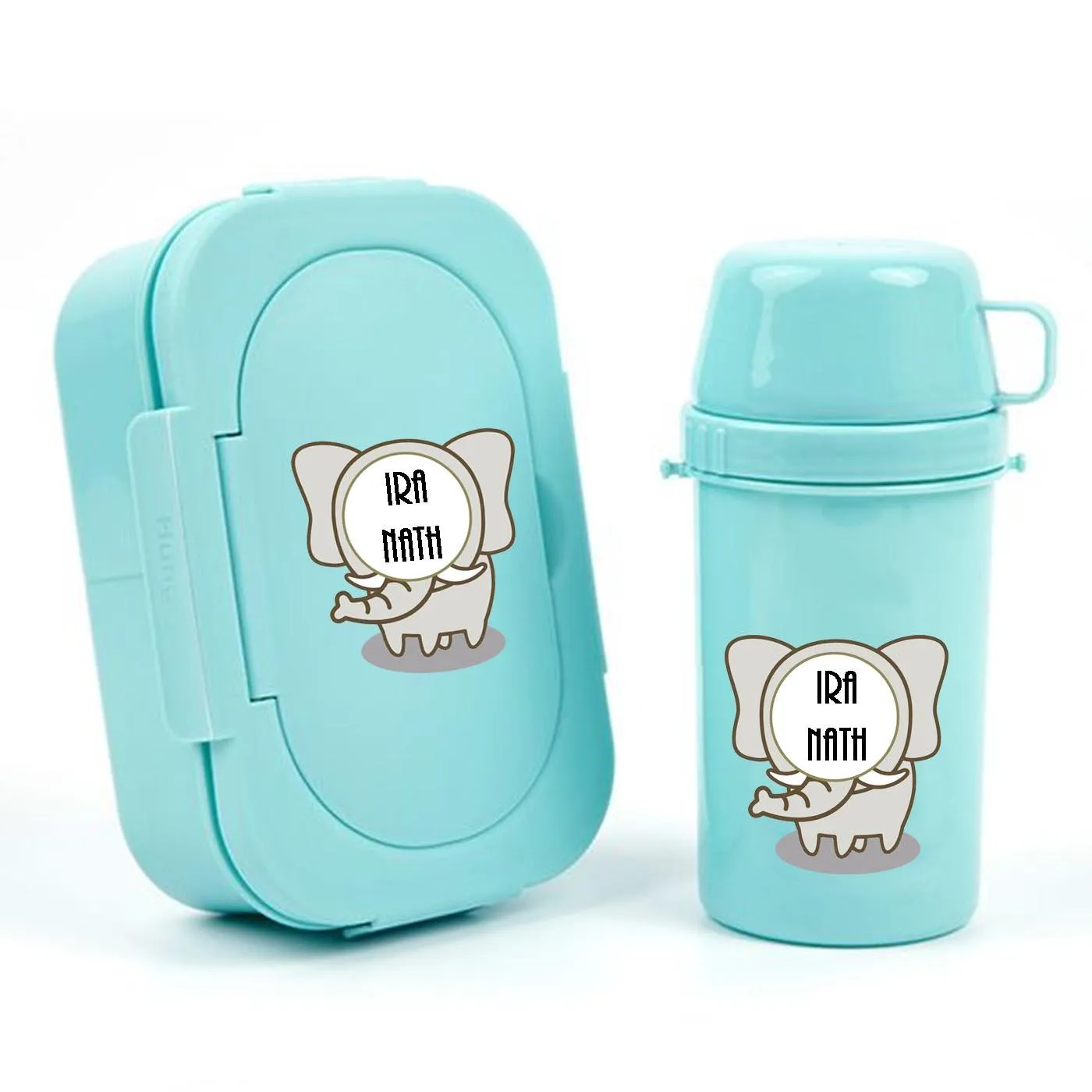 Personalised Custom Shape Stickers- Baby Elephant Shape