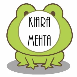 Personalised Custom Shape Stickers- Froggie Shape