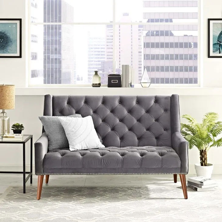 Peruse Velvet Loveseat