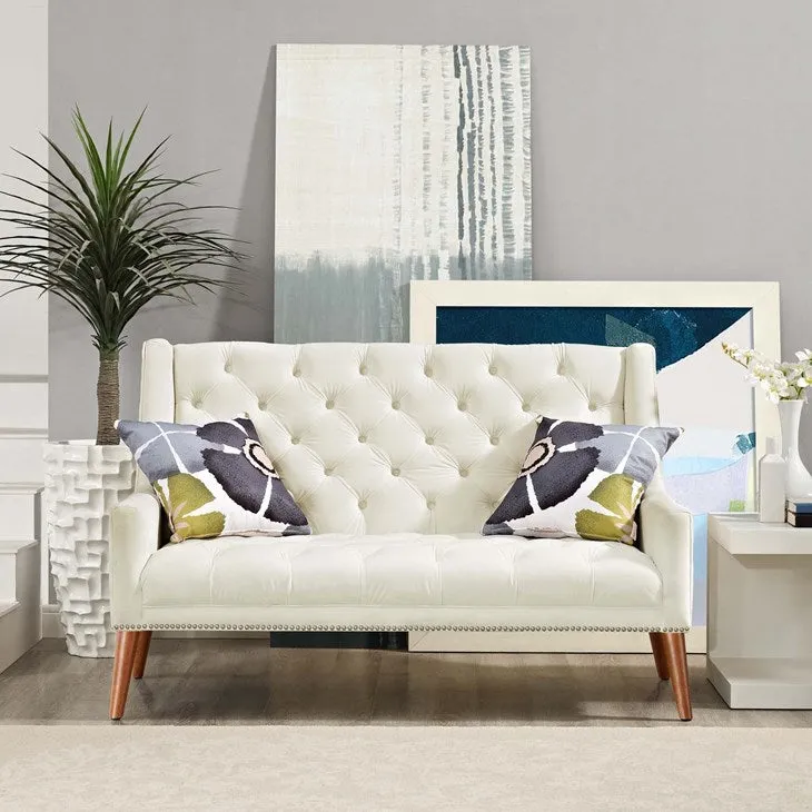 Peruse Velvet Loveseat