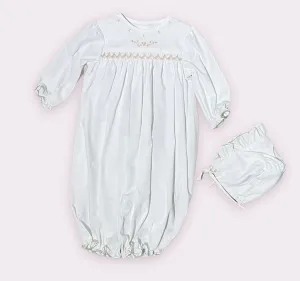 Petit Ami Convertible Gown w/ Bonnet