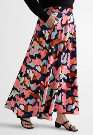 Picabo Vibrant Party Printed Skirt