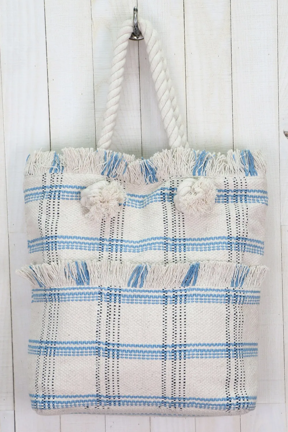 Plaid Patterned Tote Bag