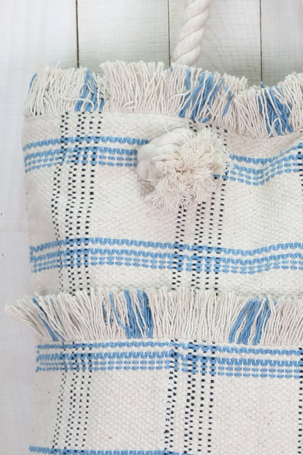 Plaid Patterned Tote Bag