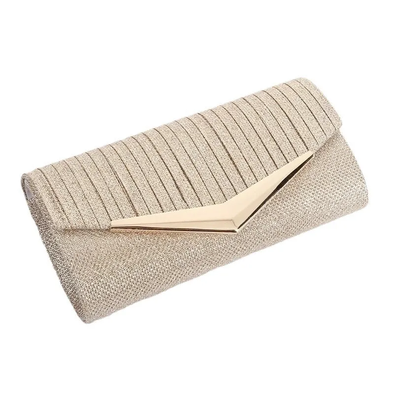 Polyester Solid Color Square Evening Bags