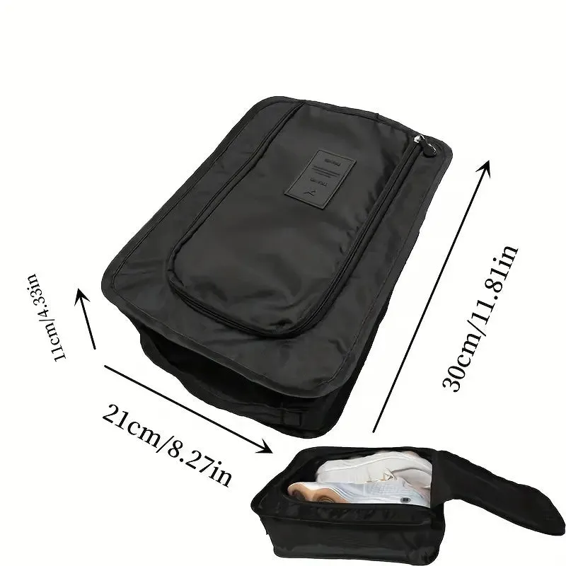 Portable Travel Zip Shoe Storage Bag Organizer Waterproof Pouch