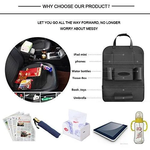 Premium Car Back Seat Organizer