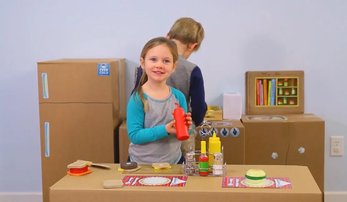 Pretend Play Stickers: Kitchen / Car / Spaceship
