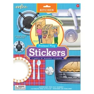 Pretend Play Stickers: Kitchen / Car / Spaceship