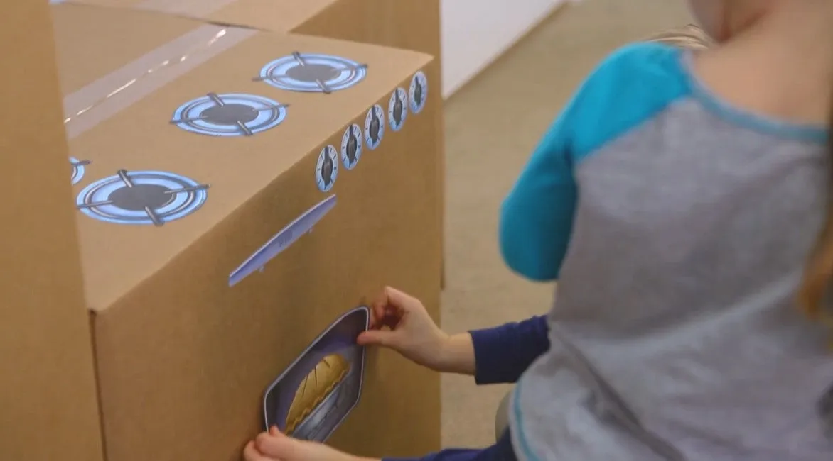Pretend Play Stickers: Kitchen / Car / Spaceship