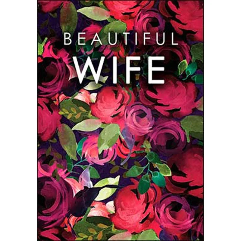 "Beautiful Wife" Valentine's Card