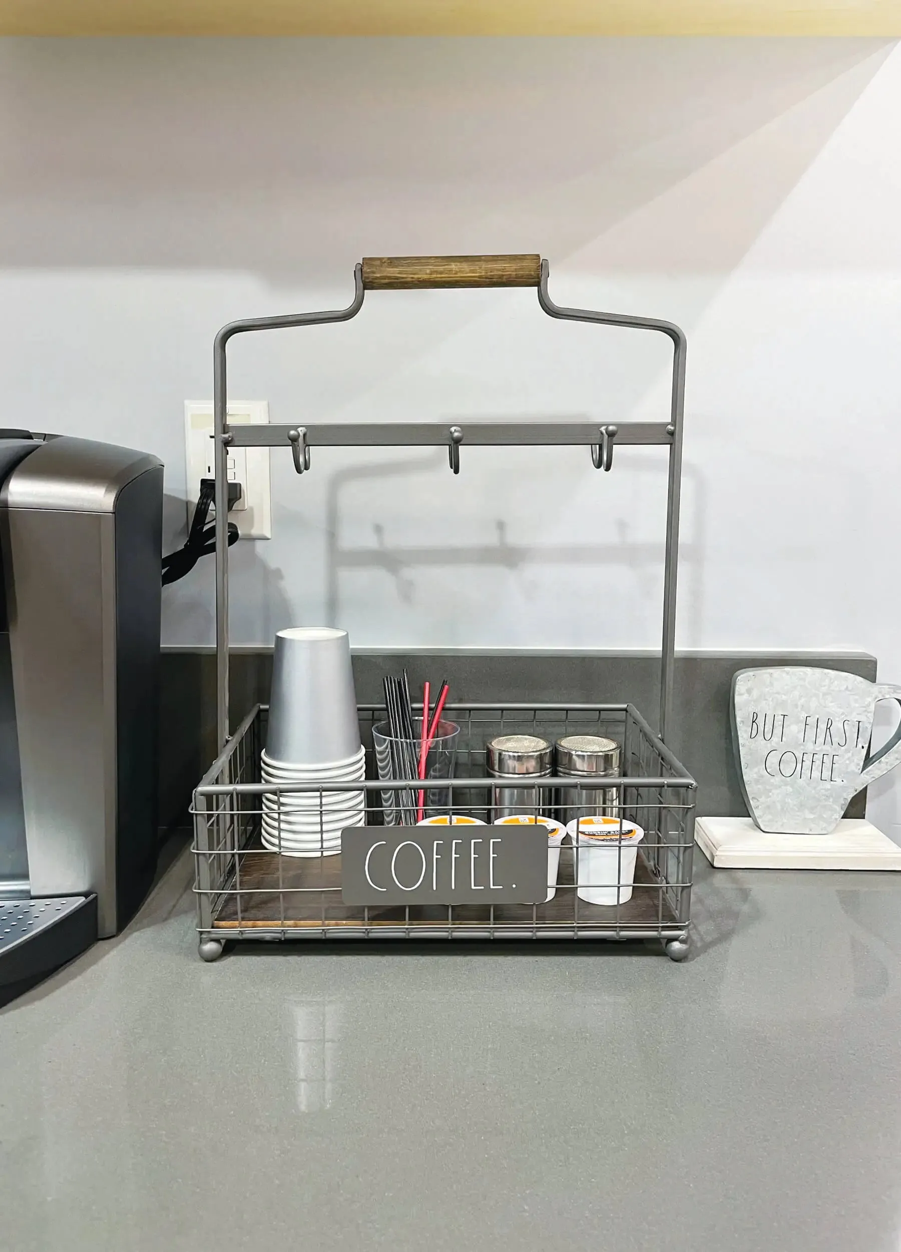 Rae Dunn “Coffee” Mug Holder and Coffee Essentials Organizer