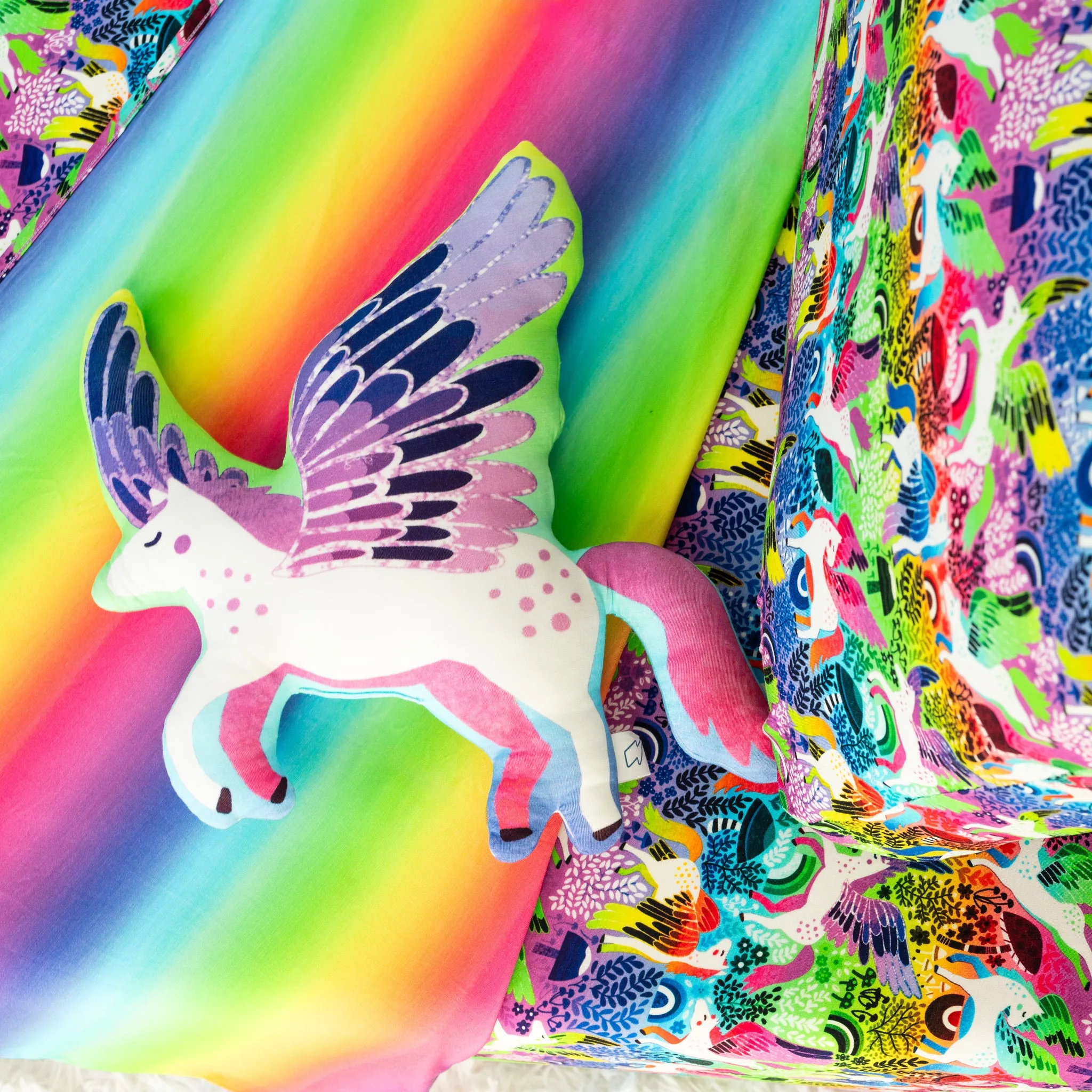 Rainbow Pegasus Pillow Case Set