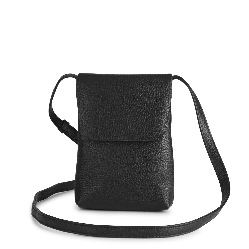 Ravea Phone Bag Grain - Black