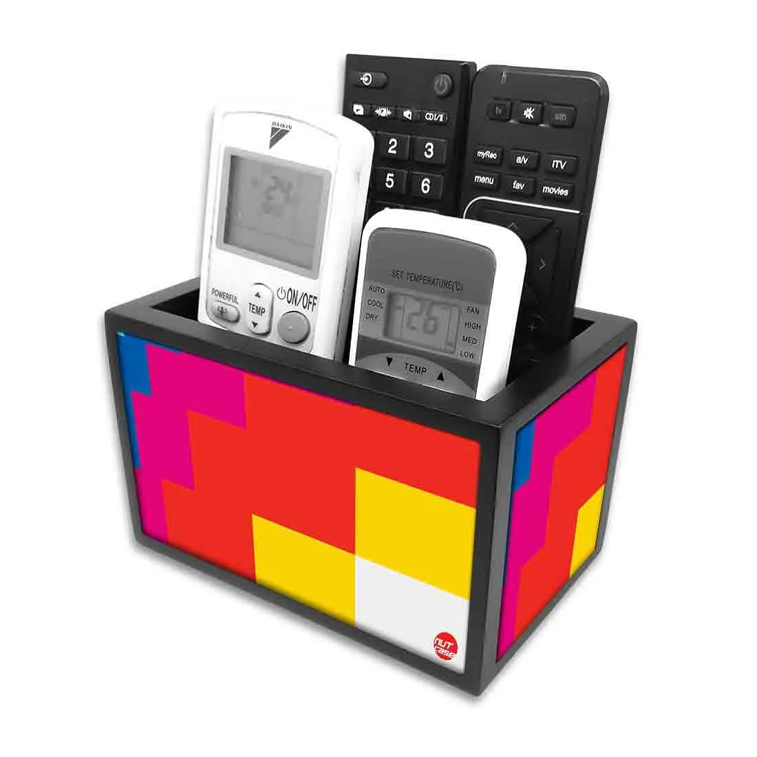 Remote Control Stand Holder Organizer For TV / AC Remotes -  Color Box