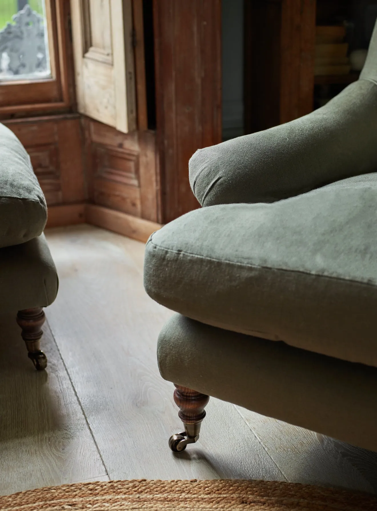 Remy Armchair, Leaden Grey Linen