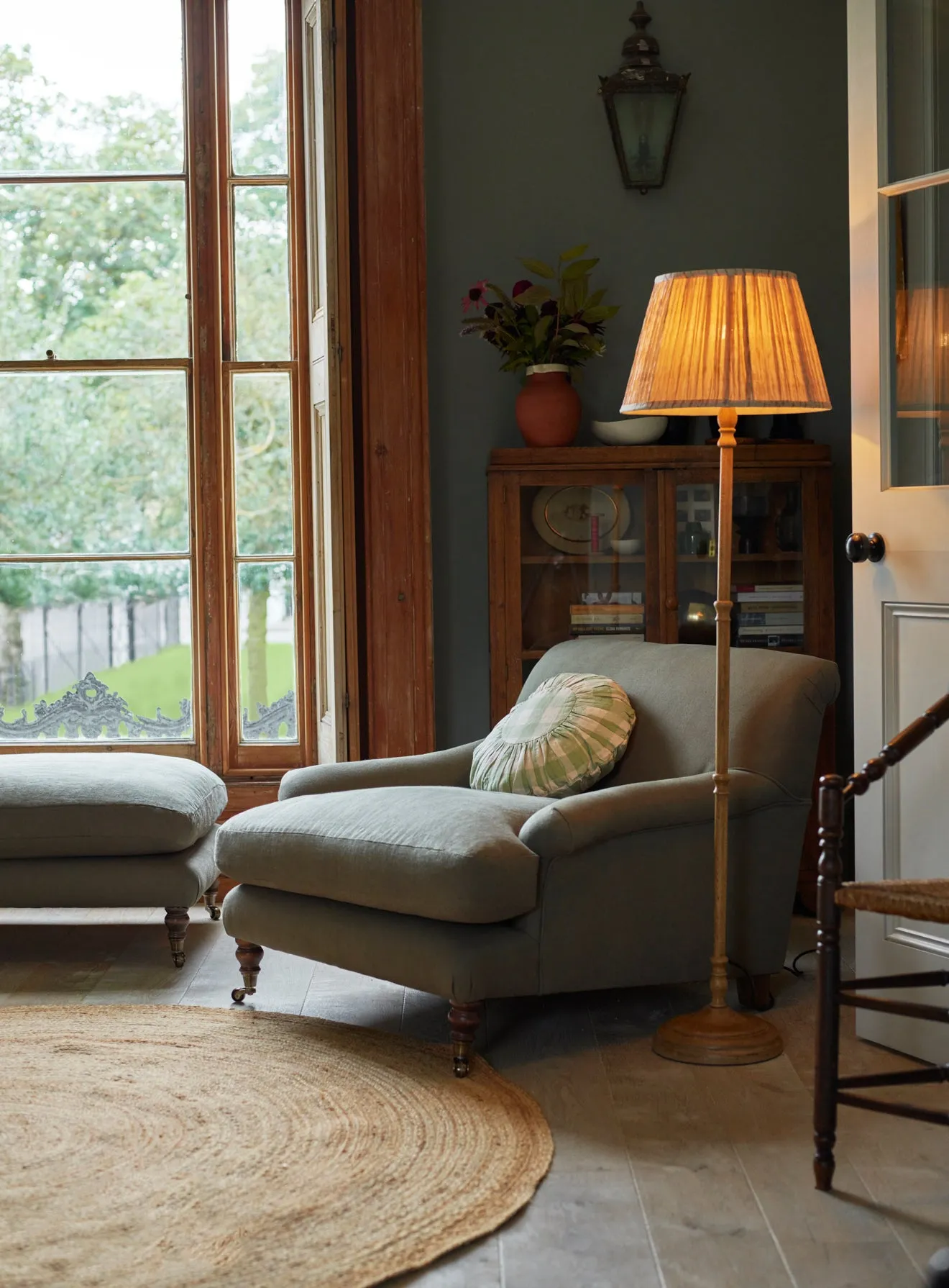 Remy Armchair, Leaden Grey Linen