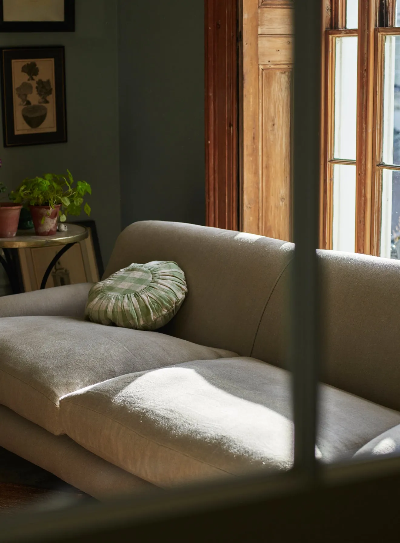 Remy Sofa, Three Seater, Rust Linen
