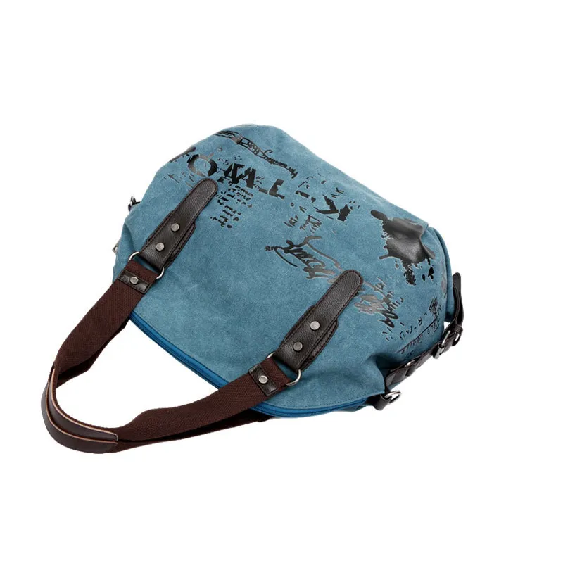 Retro Contrast Crossbody Handbag