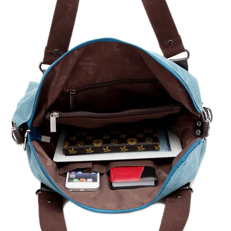 Retro Contrast Crossbody Handbag