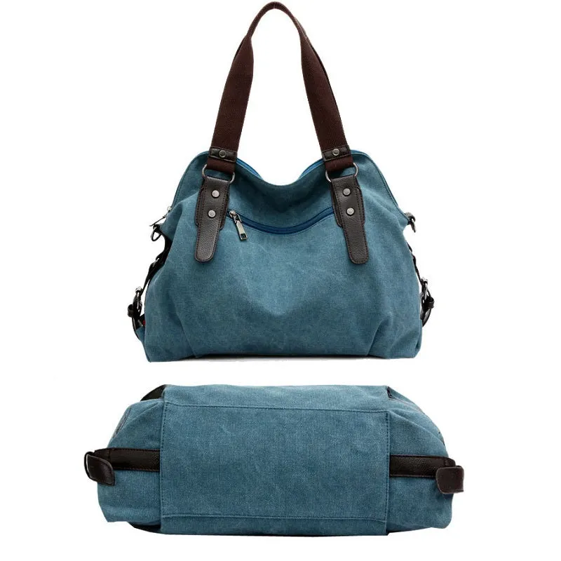 Retro Contrast Crossbody Handbag