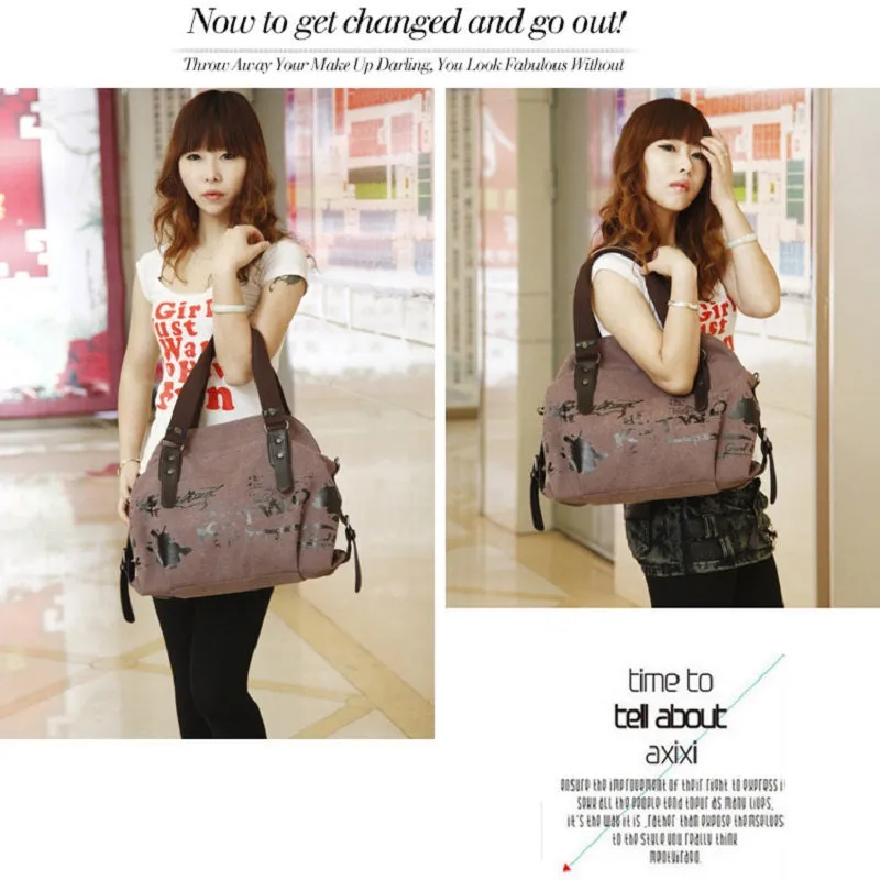 Retro Contrast Crossbody Handbag
