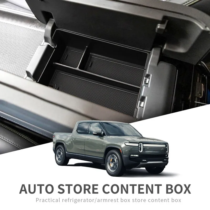 Rivian R1T R1S Interior Accessories Center Console Organizer Phone Mount Sunshade