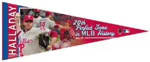 Roy Halladay Perfect Game Commemorative Premium Pennant (LE /2010)