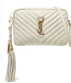 SAINT LAURENT LOU QUILTED LEATHER SHOULDER BAG