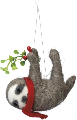SCARF & SPRIG SLOTH ORNAMENT