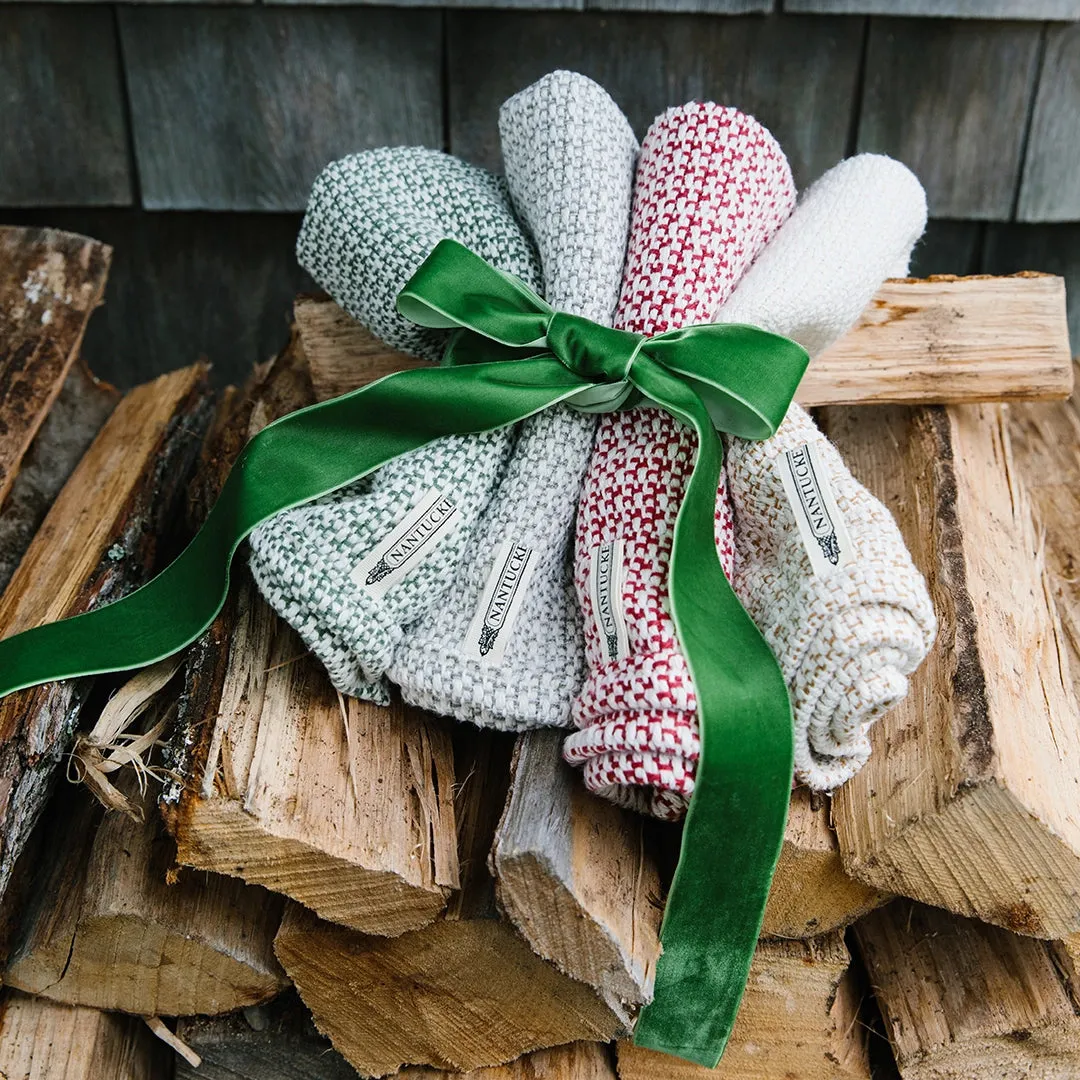 Sea Green Handwoven Kitchen Towel