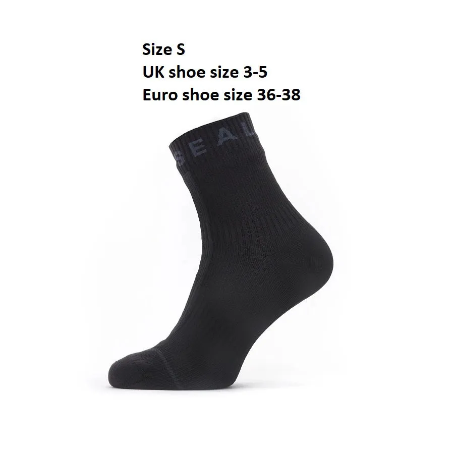 SealSkinz Waterproof All Weather Ankle Length Sock Black
