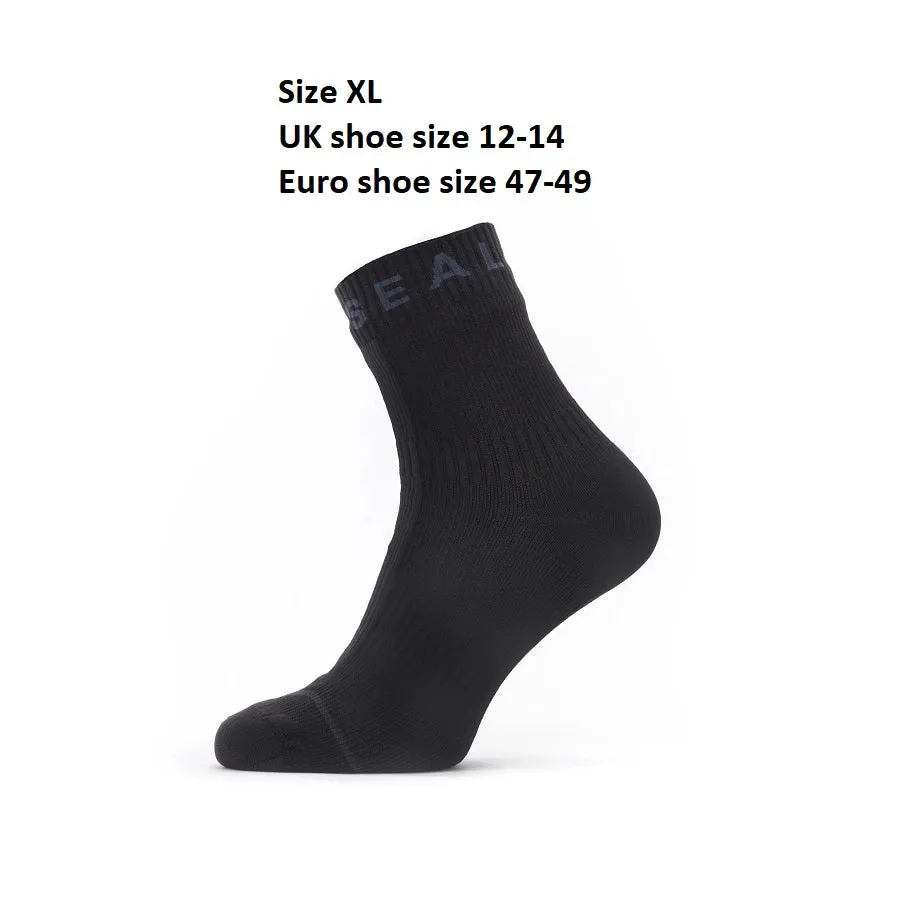 SealSkinz Waterproof All Weather Ankle Length Sock Black