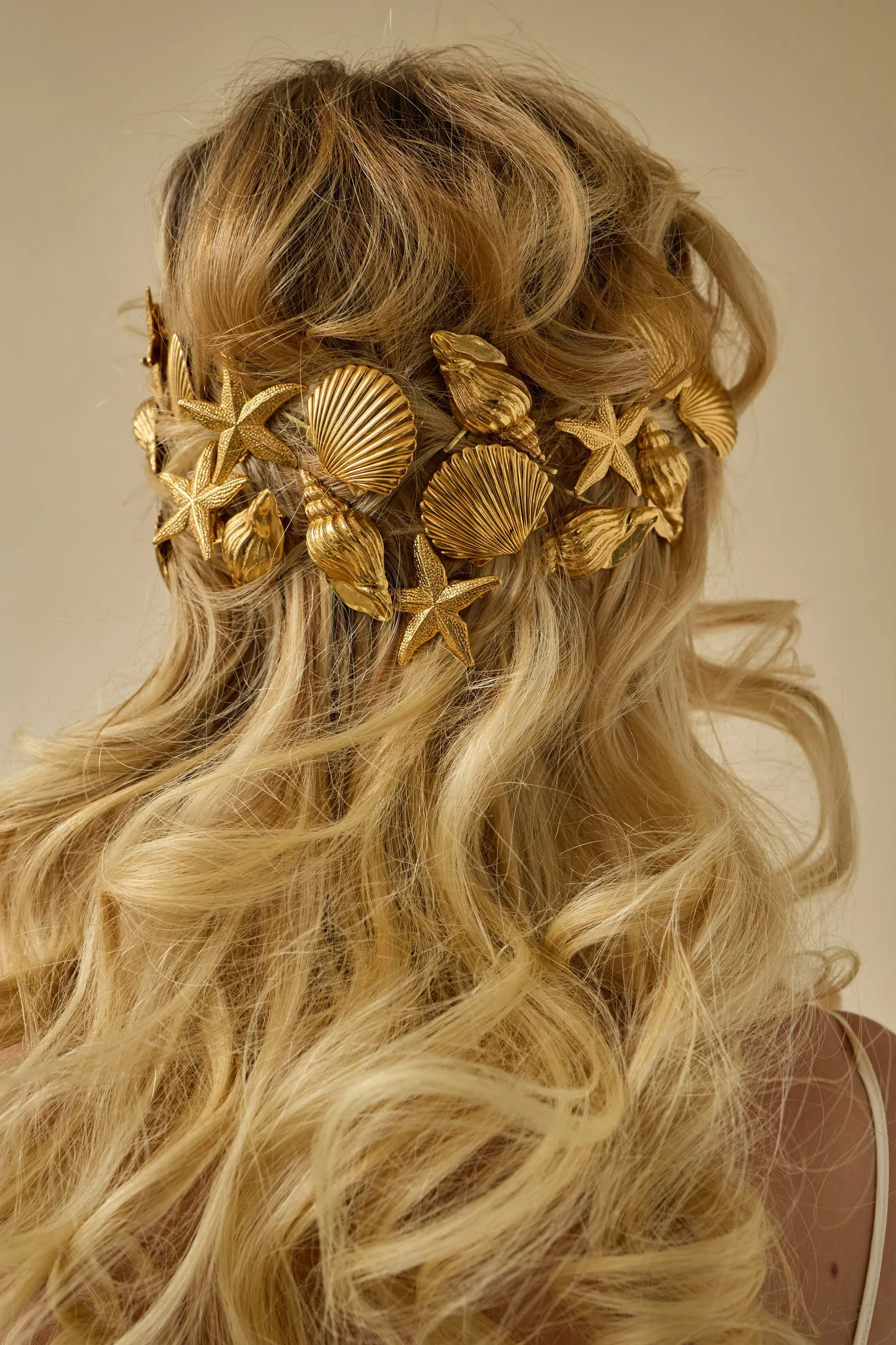 Serena Seashells Clips Set of 3