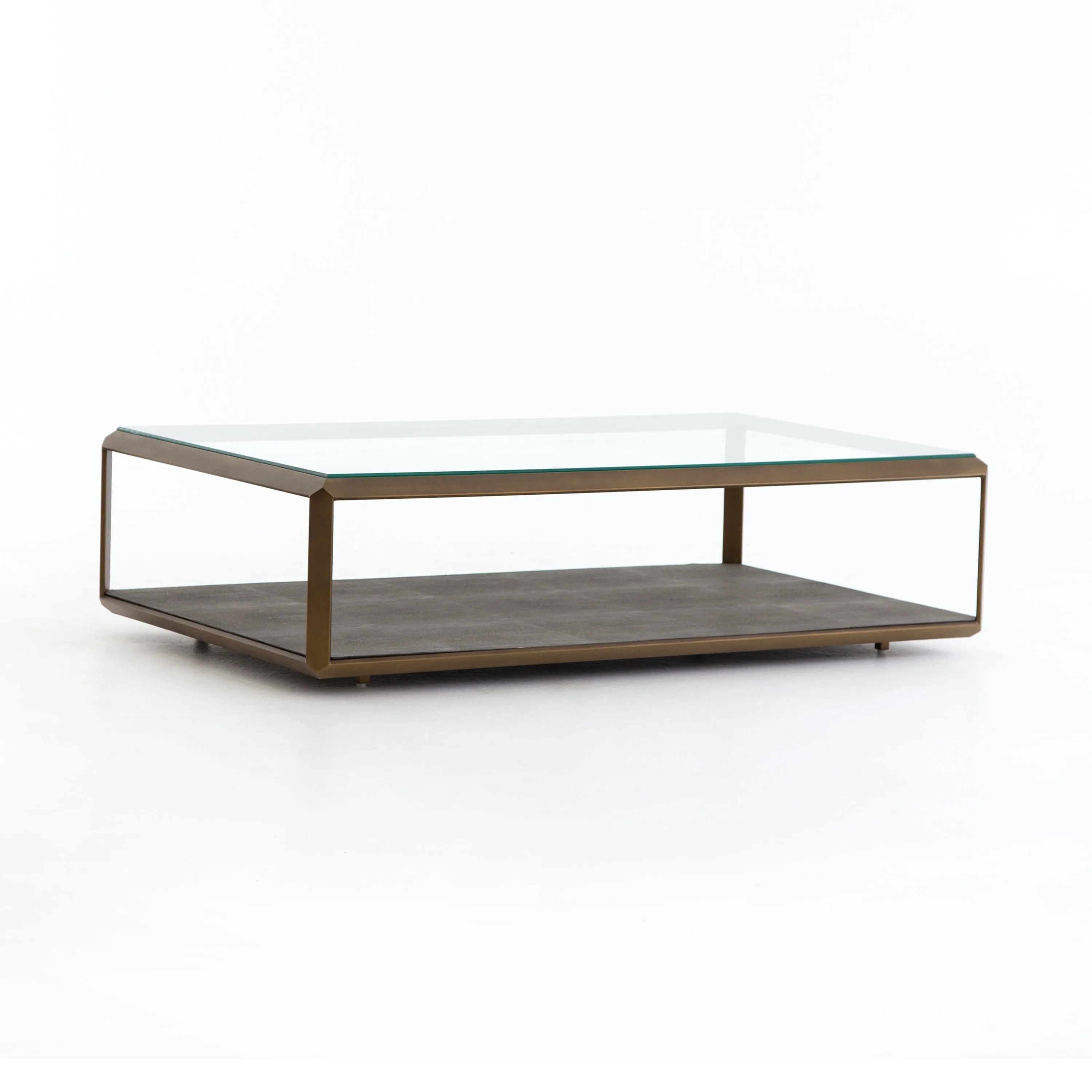Shagreen Shadow Box Coffee Table