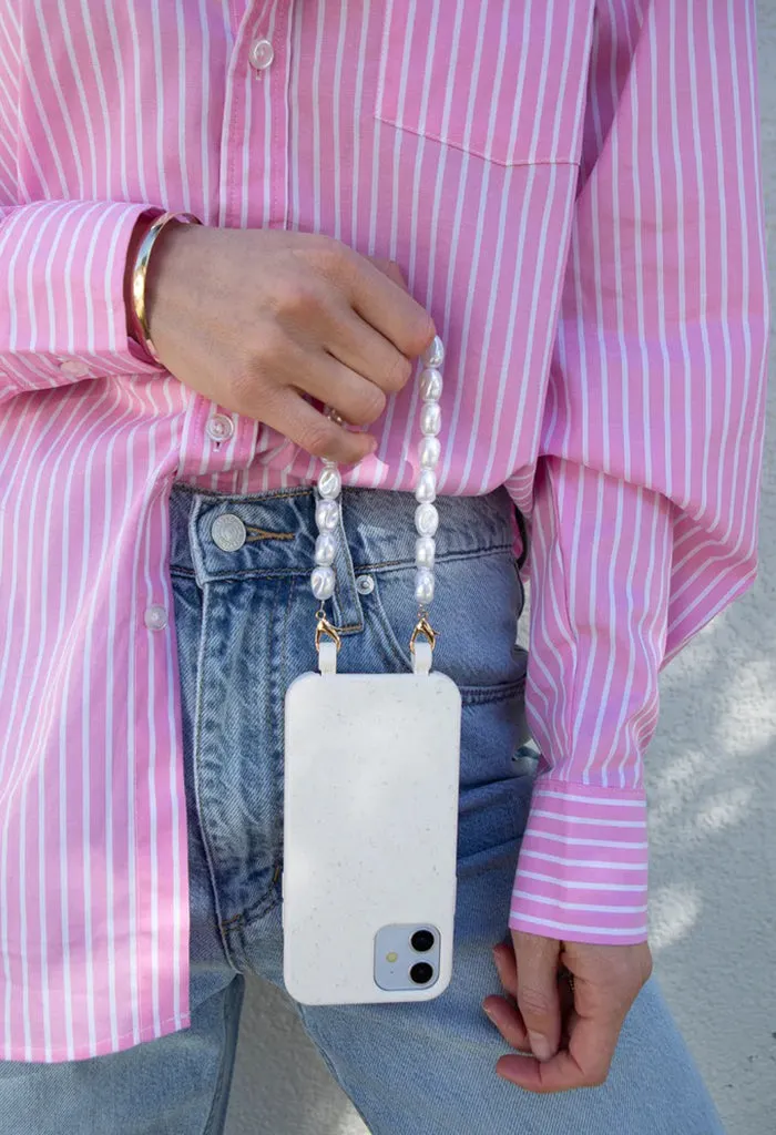 Short Pearl Phone Chain
