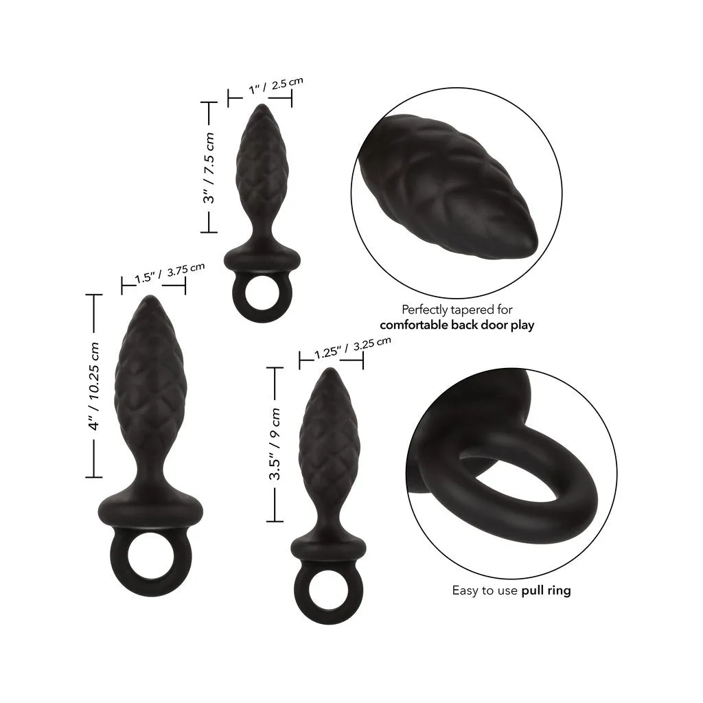 Silicone Anal Probe Kit - Black